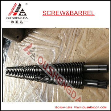 65/132 PVC WPC conical twin screw for extruder machine/double screw with wear resistance anti-corrosion vent Shunde plastic